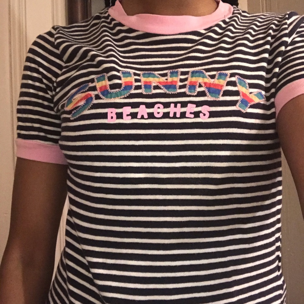 Sunny Beaches teeshirt/ topshop